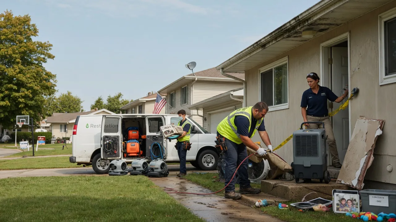Water Damage Restoration in Hebron, IN near me